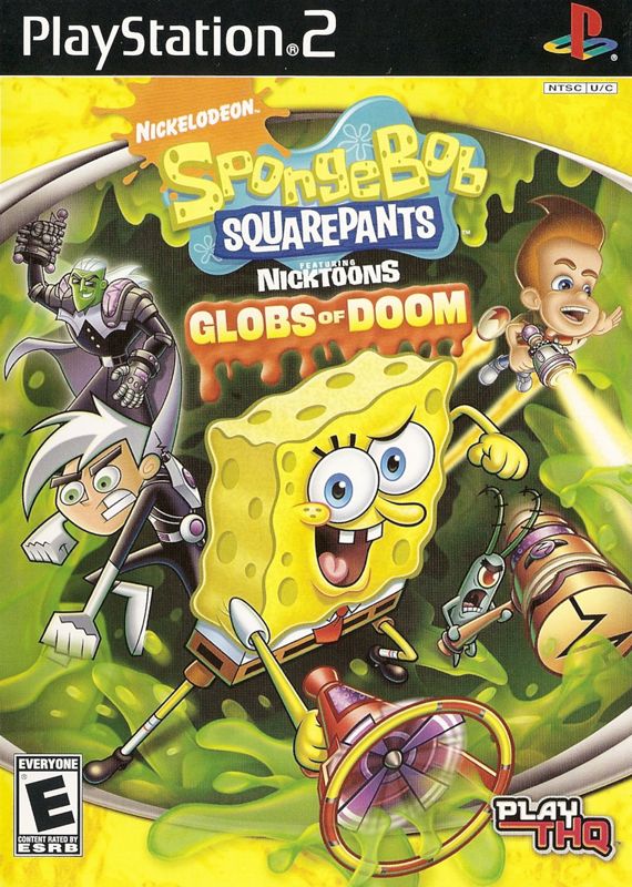 SpongeBob SquarePants Featuring Nicktoons Globs of Doom box art for Wii